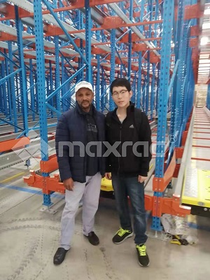 Maxrac Pallet Shuttle System Installed in Morocco Maxrac Pallet Shuttle System Installed in Morocco
