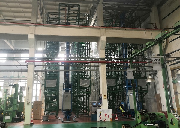 نظام مستودعات آلي يخدم صناعة السيارات