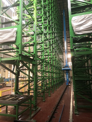 نظام مستودعات آلي يخدم صناعة السيارات